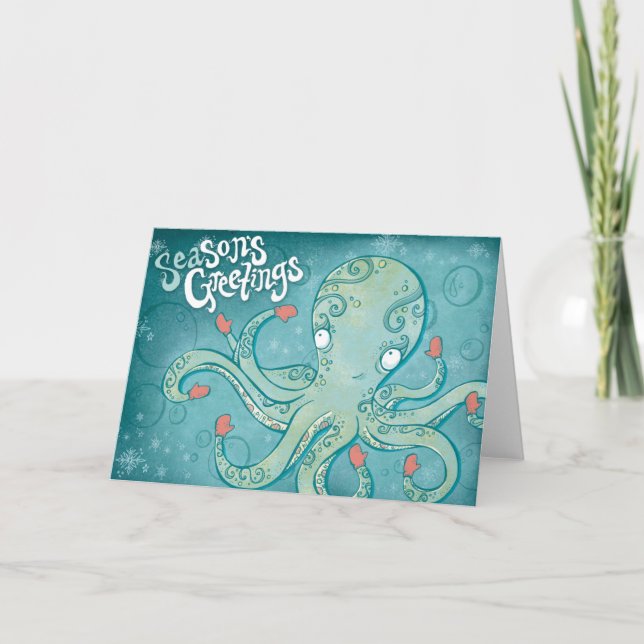 "Sea"sons Greetings Holiday Card (Front)