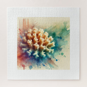 Sea Sponge 110724AREF104 - Watercolor Jigsaw Puzzle