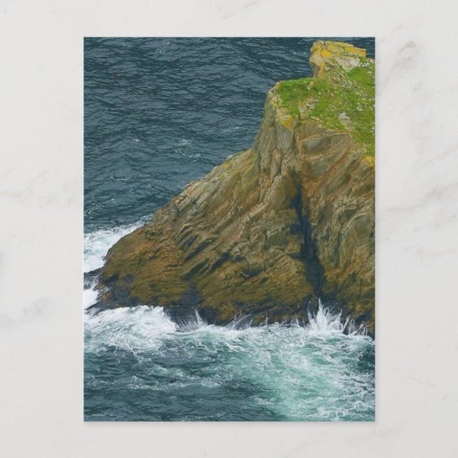 Sea Stack At The Slieve League Cliffs In Ireland Postcard (Front)