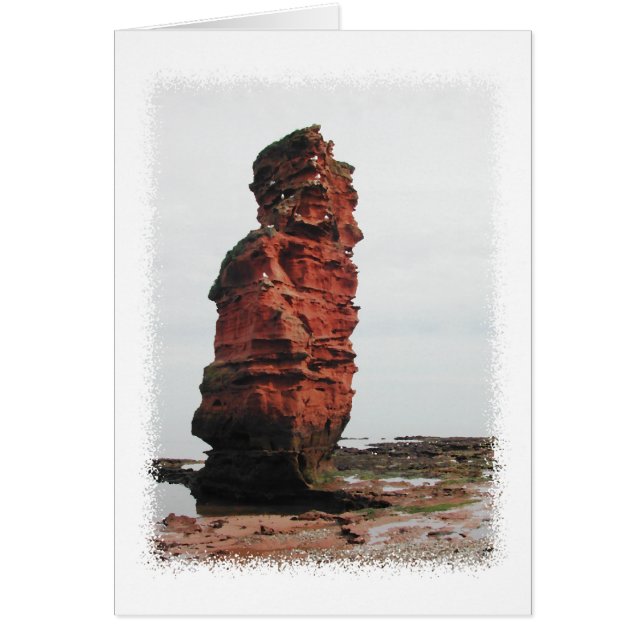 Sea Stack Rock. Ladram Bay, Devon. UK. (Front)