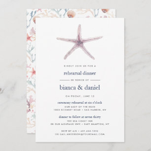 Sea Star   Dîner de répétition Invitation