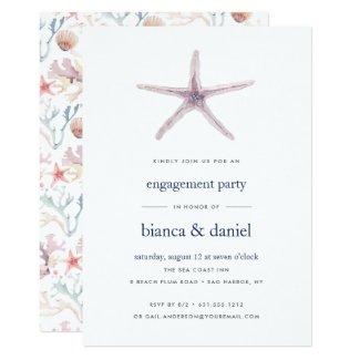 Sea Star | Engagement Party Invitation