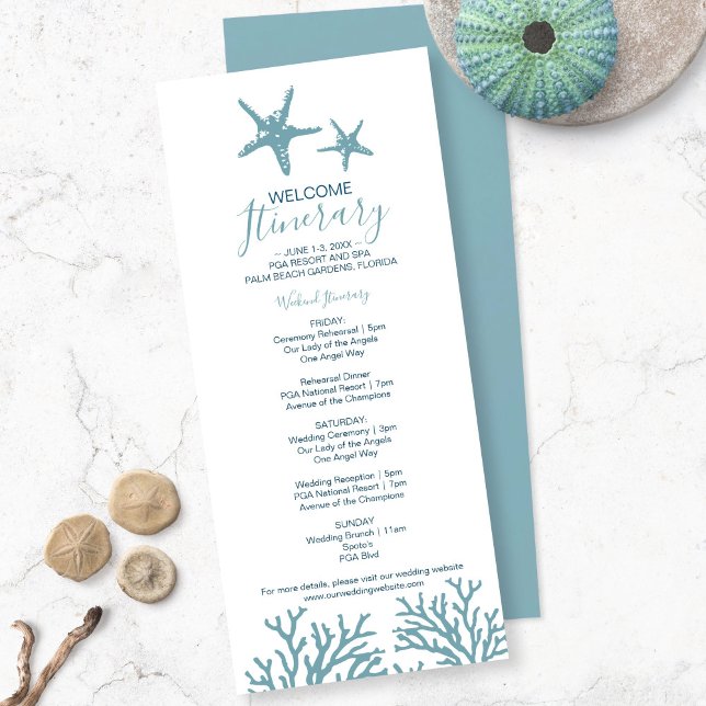 Sea Star Wedding Itinerary (Creator Uploaded)