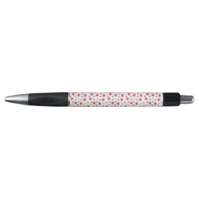 Sea stars and steer wheels pattern pen (Front)