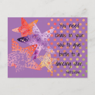 Sea Stars, Star Fish and Dots - Seaside Postcard