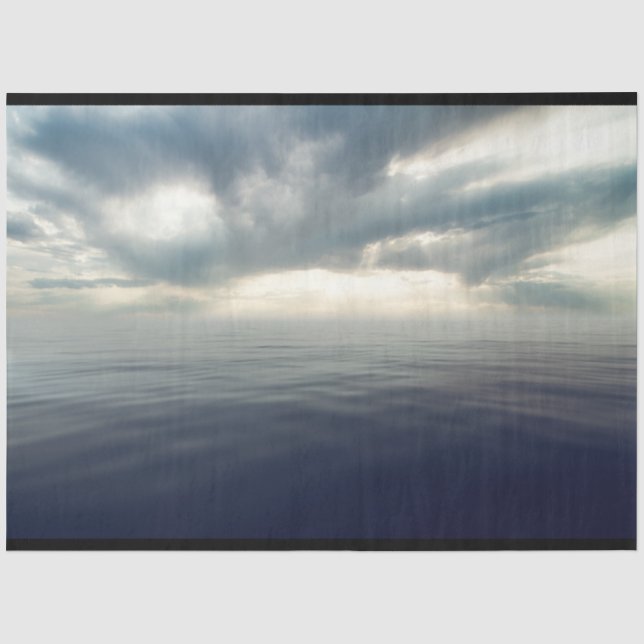 Sea Storm Sky Decoupage Tissue Paper (Front)