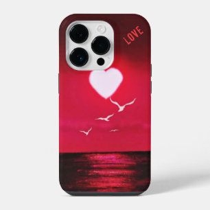 Sea Sunset iPhone Case Love Romantic Red