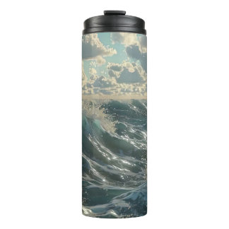  Sea Surges Square Thermal Tumbler