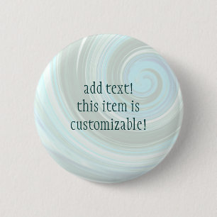 Sea Swirl Custom Buttons and Pins to Personalize