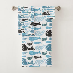 Sea tales bath towel set