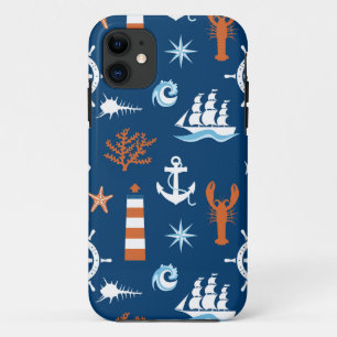 Sea Theme Pattern 1 iPhone 11 Case