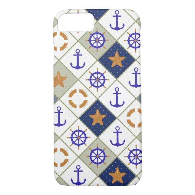 Sea Theme Pattern 2 Case-Mate iPhone Case (Back)
