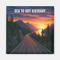 Sea to Sky Highway Vancouver Canada Sunset Travel