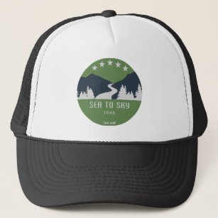 Sea To Sky Trail British Columbia Trucker Hat