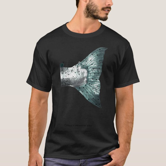 Sea Trout Tail Fly Fishing  T-Shirt (Front)