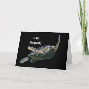 Sea Turtle 2 Sympathy Card