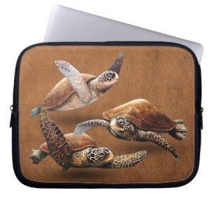 Sea Turtle Animals Extinction Save The Turtles Laptop Sleeve
