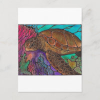 Sea Turtle Art...awesome stained glass style!
