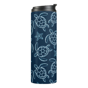 Sea Turtle Art Design Tumbler