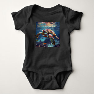 Sea Turtle. Baby Bodysuit
