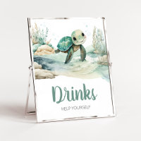 Sea Turtle Baby Shower Drinks