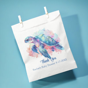 Sea Turtle Baby Shower Favour Bag