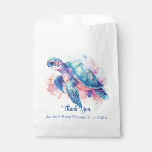Sea Turtle Baby Shower Favour Bag
