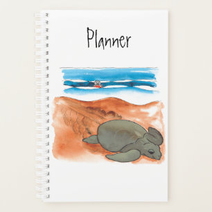 Sea Turtle Beach Fun Colourful Planner