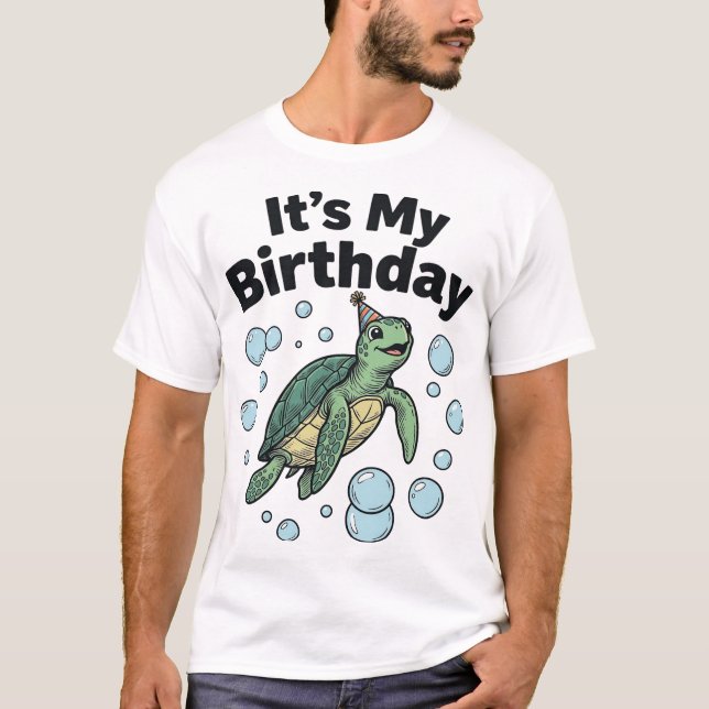 Sea Turtle Birthday Shirt Design_1 (Front)