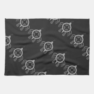 Sea Turtle Bubbles Kitchen Towel