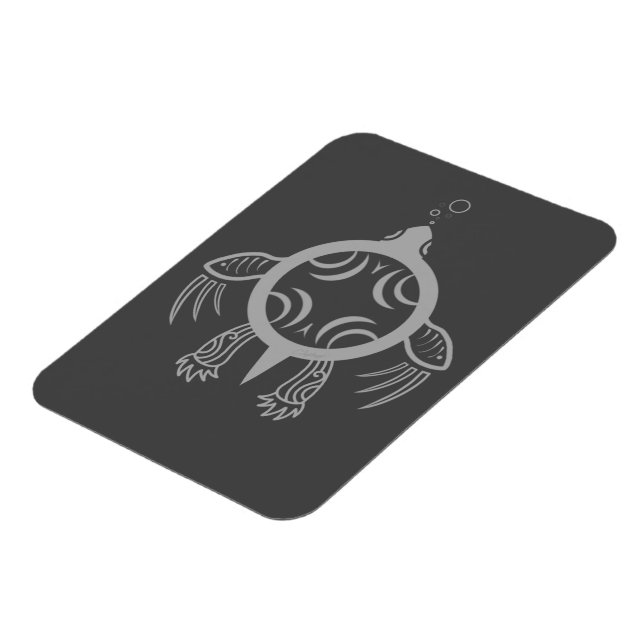 Sea Turtle Bubbles Magnet (Left Side)
