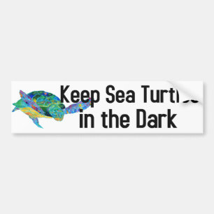 Sea Turtle Bumper Sticker
