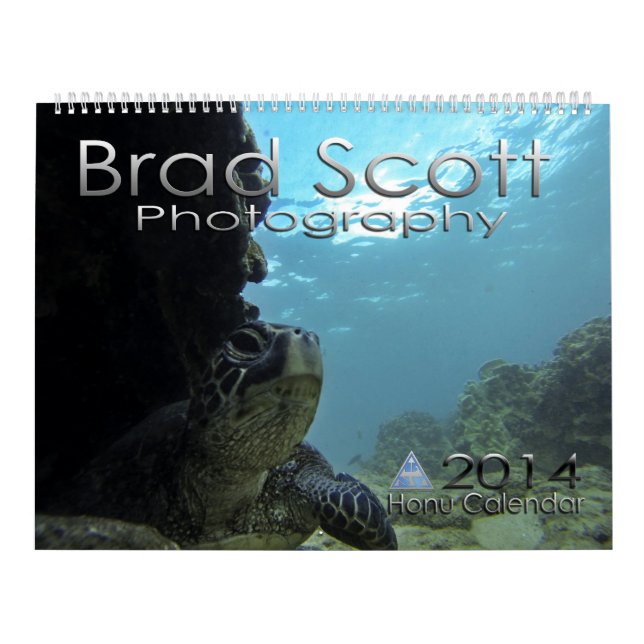 Sea Turtle Calendar by Brad Scott Photography (Cover)