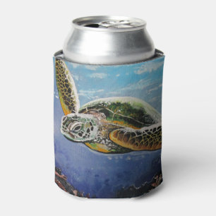 Sea Turtle Can Cooler