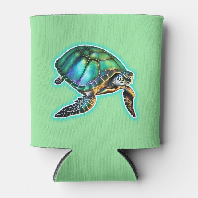 Sea Turtle  Can Cooler (Front)