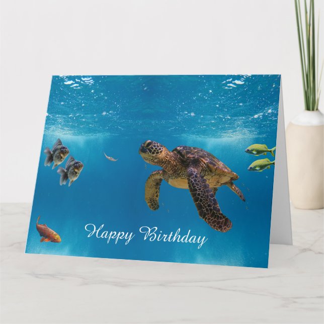 Sea Turtle Card (Front)