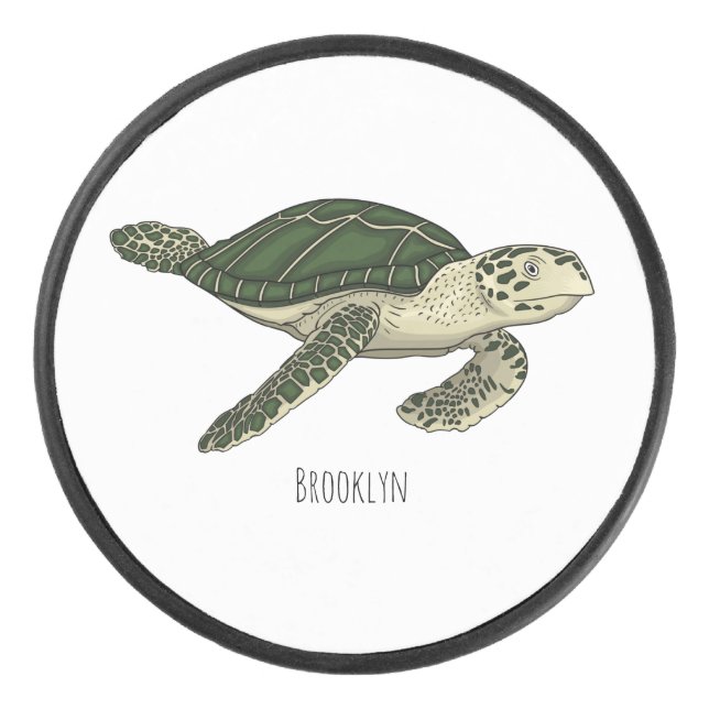 Sea turtle cartoon (Devant)