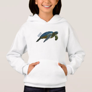 Sea turtle cartoon
