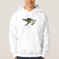 Sea turtle cartoon illustration