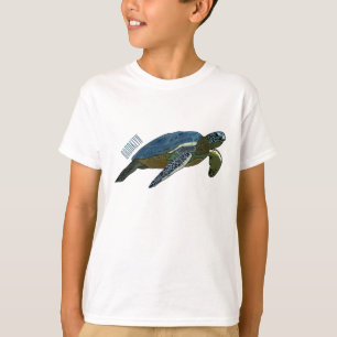 Sea turtle cartoon illustration T-Shirt