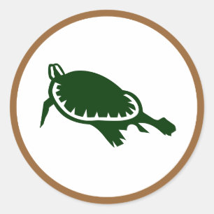 Sea Turtle Classic Round Sticker