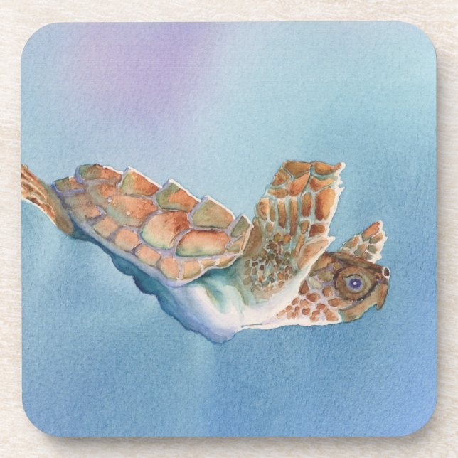 sea turtle coaster (Front)