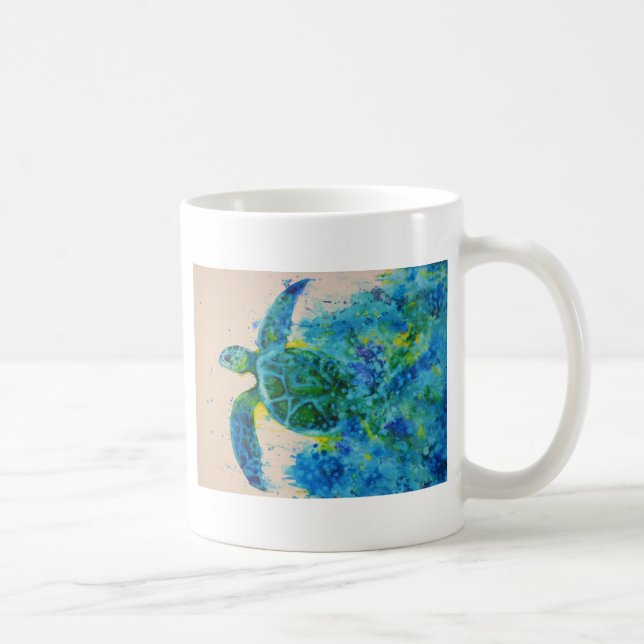 sea turtle coffee mug (Right)