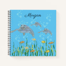 Sea Turtle Colourful Original Drawing Personalized