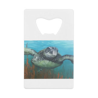 Sea Turtle Credit Card Bottle Opener