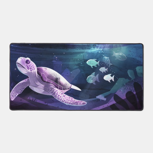 Sea Turtle Desk Mat (Front)
