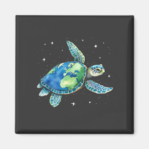Sea Turtle Earth Day 2025 Sea Animals  Magnet