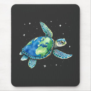Sea Turtle Earth Day 2025 Sea Animals  Mouse Pad