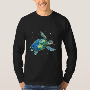 Sea Turtle Earth Day 2025 Sea Animals T-Shirt