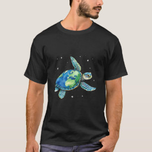 Sea Turtle Earth Day 2025 Sea Animals  T-Shirt